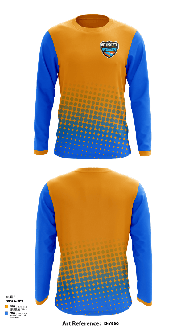 Long Sleeve Performance Shirt, Interstate Soccer Club, Men's Soccer, Teamtime, Team time, sublimation, custom sports apparel, team uniforms, spirit wear, spiritwear, sports uniforms, custom shirts, team store, custom team store, fundraiser sports, apparel fundraiser