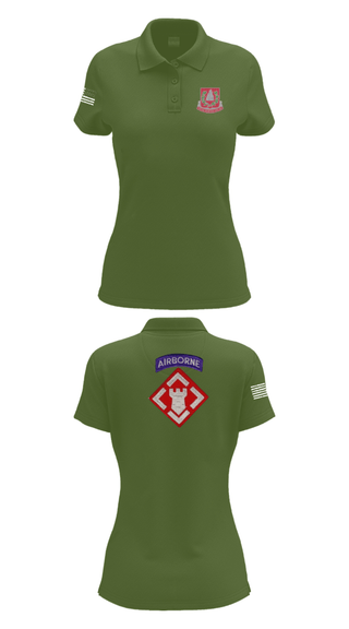 Women's Short Sleeve Performance Polo, 37th engineer bn, Army, Teamtime, Team time, sublimation, custom sports apparel, team uniforms, spirit wear, spiritwear, sports uniforms, custom shirts, team store, custom team store, fundraiser sports, apparel fundraiser