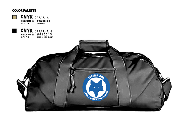 Duffle Bag, 169th FW, Air Force, Teamtime, Team time, sublimation, custom sports apparel, team uniforms, spirit wear, spiritwear, sports uniforms, custom shirts, team store, custom team store, fundraiser sports, apparel fundraiser