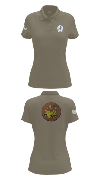 Women's Short Sleeve Performance Polo, 6 AMXS, Air Force, Teamtime, Team time, sublimation, custom sports apparel, team uniforms, spirit wear, spiritwear, sports uniforms, custom shirts, team store, custom team store, fundraiser sports, apparel fundraiser