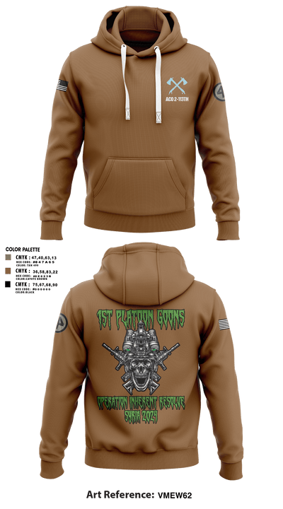 A-CO 2-113th Infantry 71985791 Hoodie - 2