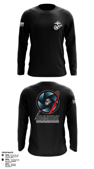 Long Sleeve Performance Shirt, MCRDPI COMMSTRAT, Marines, Teamtime, Team time, sublimation, custom sports apparel, team uniforms, spirit wear, spiritwear, sports uniforms, custom shirts, team store, custom team store, fundraiser sports, apparel fundraiser