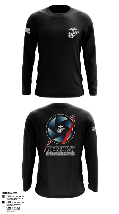 MCRDPI COMMSTRAT 84265949 Long Sleeve Performance Shirt - 6