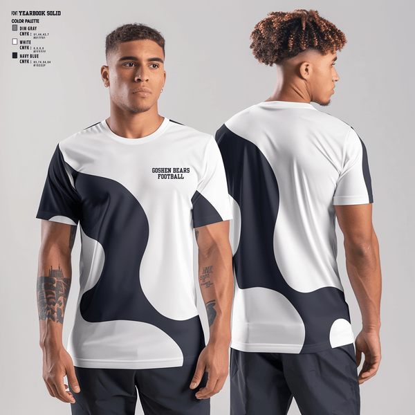 Short Sleeve Performance Shirt, Goshen Bears, Football, Teamtime, Team time, sublimation, custom sports apparel, team uniforms, spirit wear, spiritwear, sports uniforms, custom shirts, team store, custom team store, fundraiser sports, apparel fundraiser