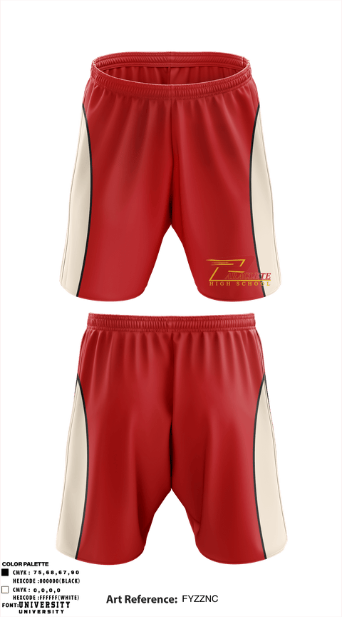 Athletic Shorts With Pockets, Paraclete Football, Football, Teamtime, Team time, sublimation, custom sports apparel, team uniforms, spirit wear, spiritwear, sports uniforms, custom shirts, team store, custom team store, fundraiser sports, apparel fundraiser