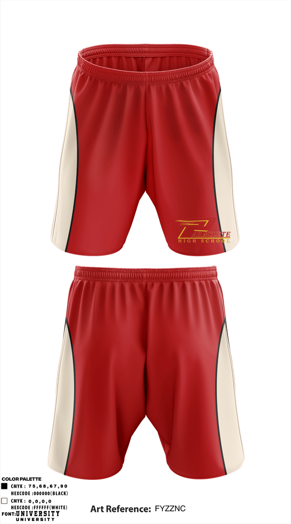 Athletic Shorts With Pockets, Paraclete Football, Football, Teamtime, Team time, sublimation, custom sports apparel, team uniforms, spirit wear, spiritwear, sports uniforms, custom shirts, team store, custom team store, fundraiser sports, apparel fundraiser