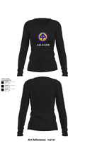 A CO 2-113th 30302510 Women's Long Sleeve V-neck Shirt - 22
