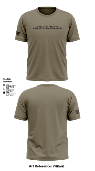 Short Sleeve Performance Shirt, Capt “Bud” Jackson Composite Squadron - NJ102, Air Force, Teamtime, Team time, sublimation, custom sports apparel, team uniforms, spirit wear, spiritwear, sports uniforms, custom shirts, team store, custom team store, fundraiser sports, apparel fundraiser