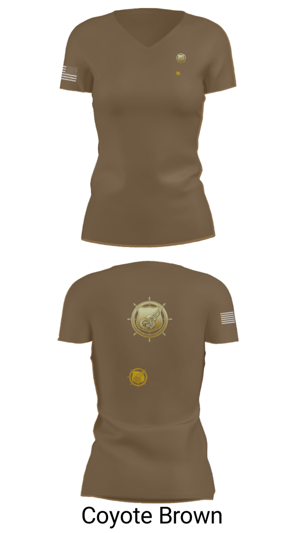 Women's Short Sleeve Vneck Shirt, 383rd MCT, Army, Teamtime, Team time, sublimation, custom sports apparel, team uniforms, spirit wear, spiritwear, sports uniforms, custom shirts, team store, custom team store, fundraiser sports, apparel fundraiser