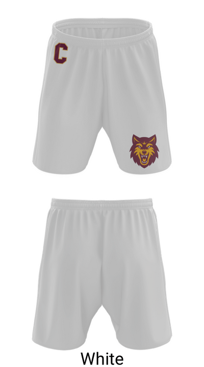 Colonie Central High School Volleyball 71332404 Athletic Shorts With Pockets - 1
