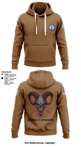 Hoodie, Delta Company 3-144th Infantry, National Guard, Teamtime, Team time, sublimation, custom sports apparel, team uniforms, spirit wear, spiritwear, sports uniforms, custom shirts, team store, custom team store, fundraiser sports, apparel fundraiser