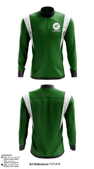 Quarter Zip Jacket, CONCORD HIGH SCHOOL Cross Country, Cross Country, Teamtime, Team time, sublimation, custom sports apparel, team uniforms, spirit wear, spiritwear, sports uniforms, custom shirts, team store, custom team store, fundraiser sports, apparel fundraiser