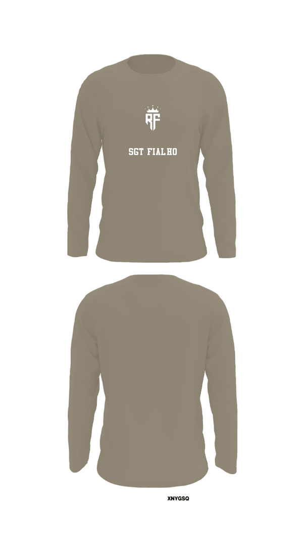 Long Sleeve Performance Shirt, SGT FIALHO, Police, Teamtime, Team time, sublimation, custom sports apparel, team uniforms, spirit wear, spiritwear, sports uniforms, custom shirts, team store, custom team store, fundraiser sports, apparel fundraiser