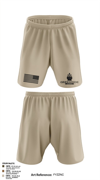 Athletic Shorts With Pockets, Greenside, , Teamtime, Team time, sublimation, custom sports apparel, team uniforms, spirit wear, spiritwear, sports uniforms, custom shirts, team store, custom team store, fundraiser sports, apparel fundraiser