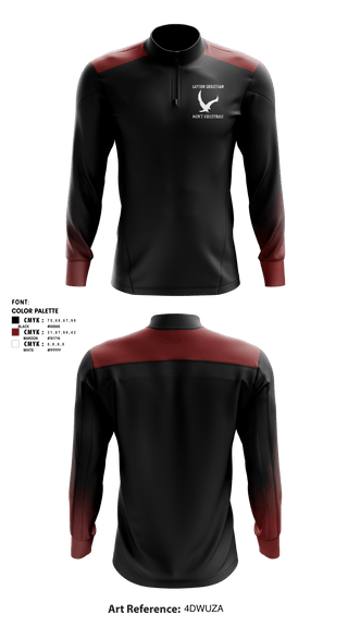 Quarter Zip Jacket, Eagles, Men's Volleyball, Teamtime, Team time, sublimation, custom sports apparel, team uniforms, spirit wear, spiritwear, sports uniforms, custom shirts, team store, custom team store, fundraiser sports, apparel fundraiser