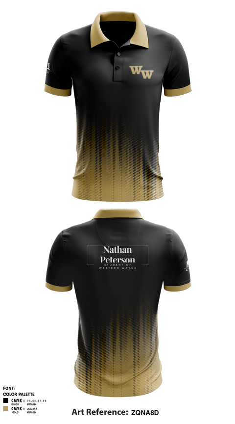 Short Sleeve Performance Polo, Student of Western Wayne, , Teamtime, Team time, sublimation, custom sports apparel, team uniforms, spirit wear, spiritwear, sports uniforms, custom shirts, team store, custom team store, fundraiser sports, apparel fundraiser