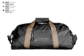 Duffle Bag, Veterans and Friends, Inc., , Teamtime, Team time, sublimation, custom sports apparel, team uniforms, spirit wear, spiritwear, sports uniforms, custom shirts, team store, custom team store, fundraiser sports, apparel fundraiser