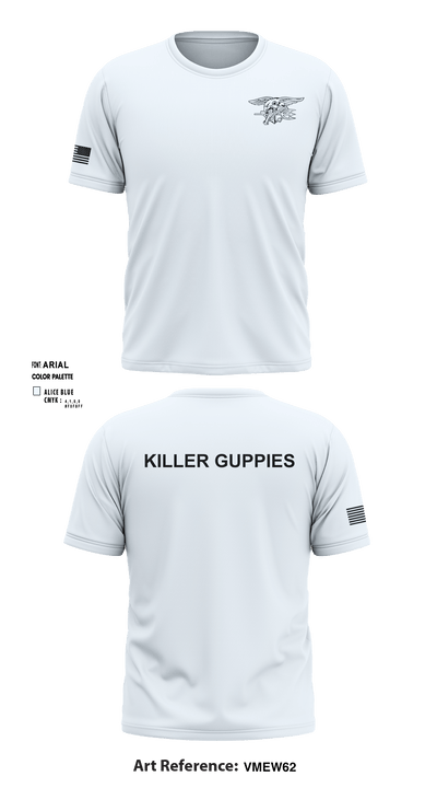 HuggersKiller Guppies 1453423 Short Sleeve Performance Shirt - 5