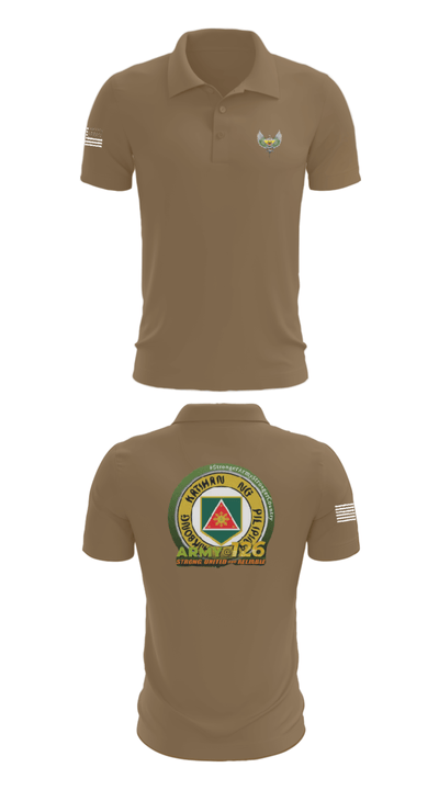 51st Combat Engineers 81487377 Short Sleeve Performance Polo - 7