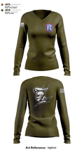 RICS Raiders 86682498 Women's Long Sleeve V-neck Shirt - 2