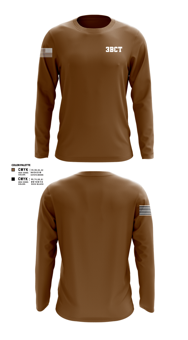 Long Sleeve Performance Shirt, S2 HHC 3BCT, Army, Teamtime, Team time, sublimation, custom sports apparel, team uniforms, spirit wear, spiritwear, sports uniforms, custom shirts, team store, custom team store, fundraiser sports, apparel fundraiser