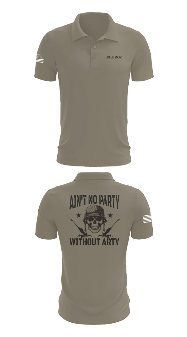 Short Sleeve Performance Polo, 1-320th FA, Fox Battery, , Teamtime, Team time, sublimation, custom sports apparel, team uniforms, spirit wear, spiritwear, sports uniforms, custom shirts, team store, custom team store, fundraiser sports, apparel fundraiser