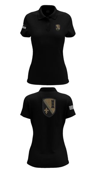 Women's Short Sleeve Performance Polo, 844th ECC, National Guard, Teamtime, Team time, sublimation, custom sports apparel, team uniforms, spirit wear, spiritwear, sports uniforms, custom shirts, team store, custom team store, fundraiser sports, apparel fundraiser