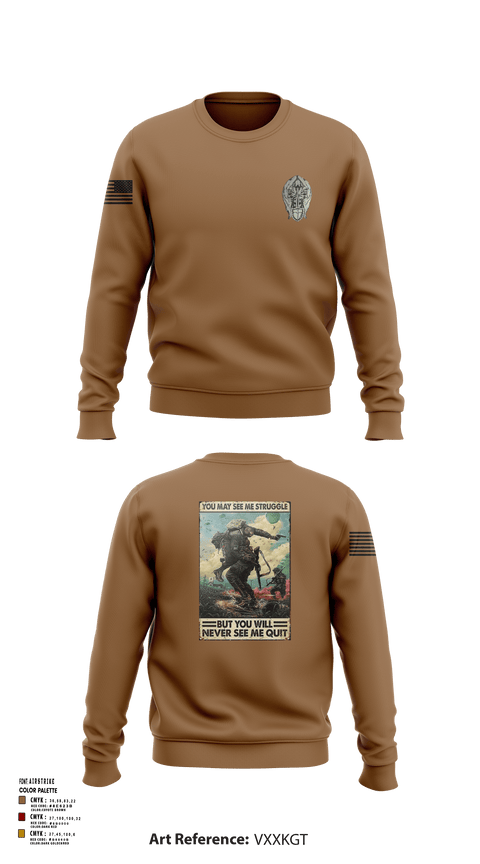 Crew Neck Sweatshirt, 326th SDC, Army, Teamtime, Team time, sublimation, custom sports apparel, team uniforms, spirit wear, spiritwear, sports uniforms, custom shirts, team store, custom team store, fundraiser sports, apparel fundraiser