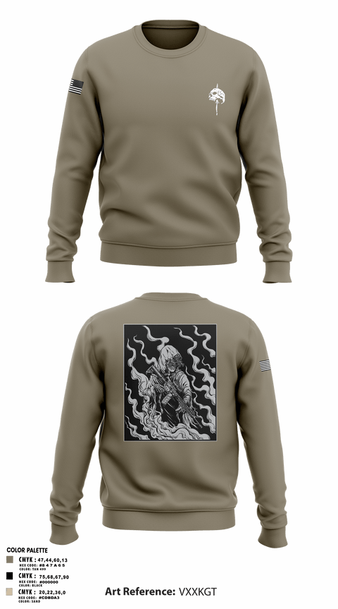 Crew Neck Sweatshirt, The Tac Shack, Police, Teamtime, Team time, sublimation, custom sports apparel, team uniforms, spirit wear, spiritwear, sports uniforms, custom shirts, team store, custom team store, fundraiser sports, apparel fundraiser