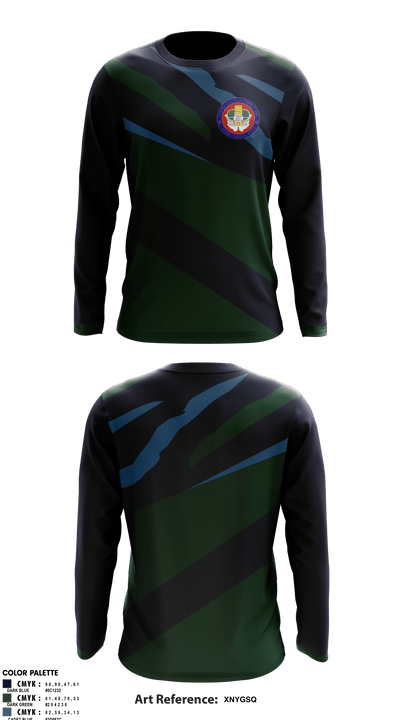 Chang National 91529083 Long Sleeve Performance Shirt - 1