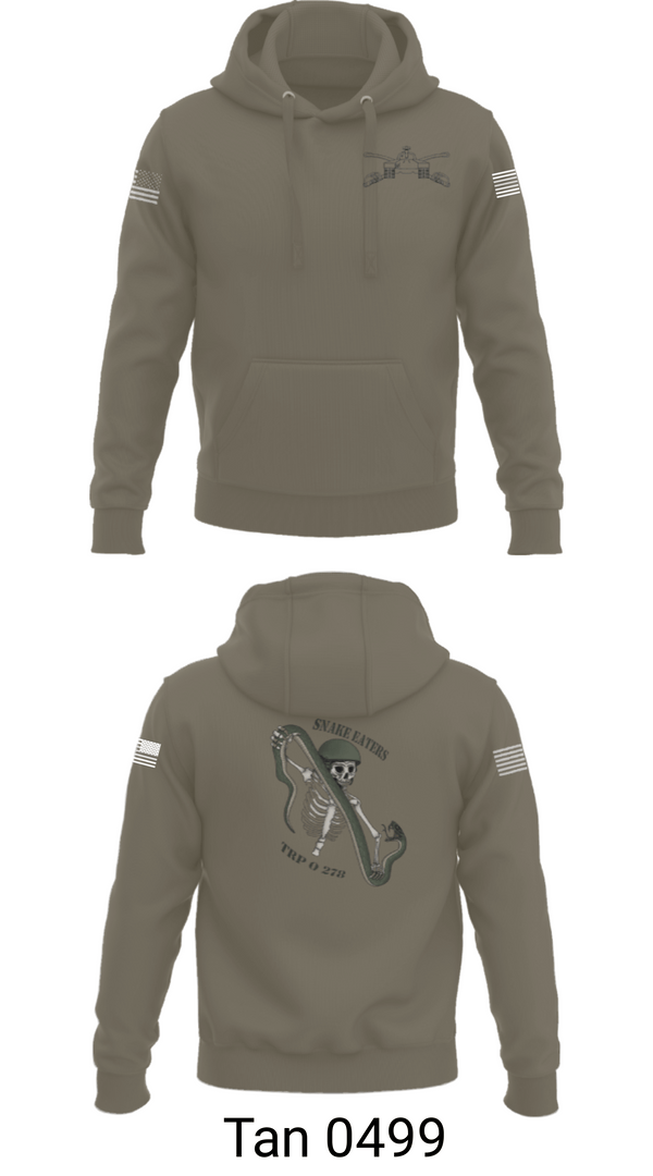 Hoodie, Q Troop 4/278th, Army, Teamtime, Team time, sublimation, custom sports apparel, team uniforms, spirit wear, spiritwear, sports uniforms, custom shirts, team store, custom team store, fundraiser sports, apparel fundraiser