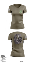 709th MP BN HHD709th MP BN HHD 88974752 Women's Short Sleeve V-neck Shirt - 1