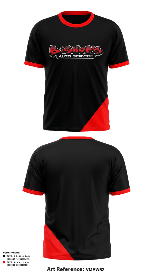 Old School Cotton Feel Shirt, Bishops Auto Repair, , Teamtime, Team time, sublimation, custom sports apparel, team uniforms, spirit wear, spiritwear, sports uniforms, custom shirts, team store, custom team store, fundraiser sports, apparel fundraiser