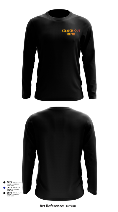 Crash out elite 80531707 Long Sleeve Performance Shirt - 2
