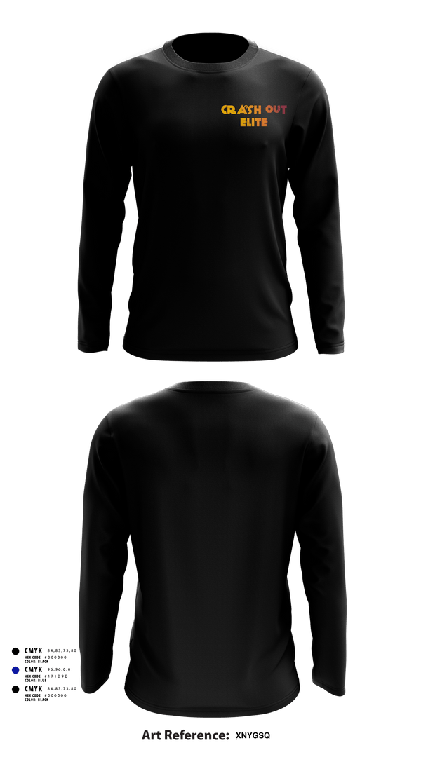 Long Sleeve Performance Shirt, Crash out elite, Men's Basketball, Teamtime, Team time, sublimation, custom sports apparel, team uniforms, spirit wear, spiritwear, sports uniforms, custom shirts, team store, custom team store, fundraiser sports, apparel fundraiser