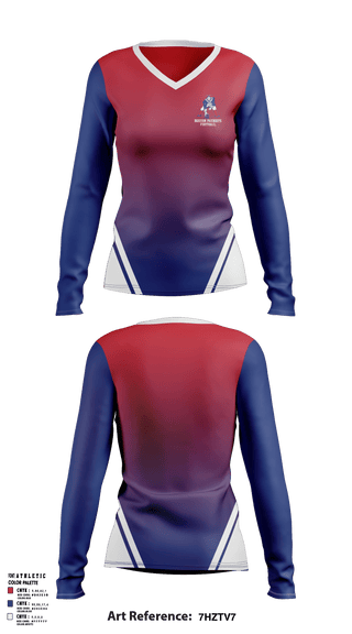 Women's Long Sleeve Vneck Shirt, Boston Patriots Football & Cheerleading, Football, Teamtime, Team time, sublimation, custom sports apparel, team uniforms, spirit wear, spiritwear, sports uniforms, custom shirts, team store, custom team store, fundraiser sports, apparel fundraiser