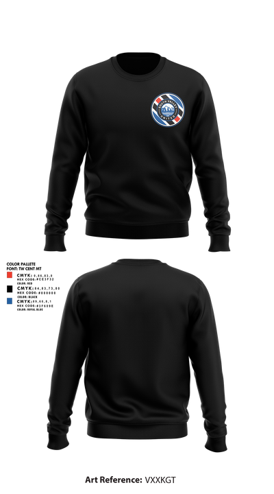 South Valley United 668271 Crew Neck Sweatshirt - 1