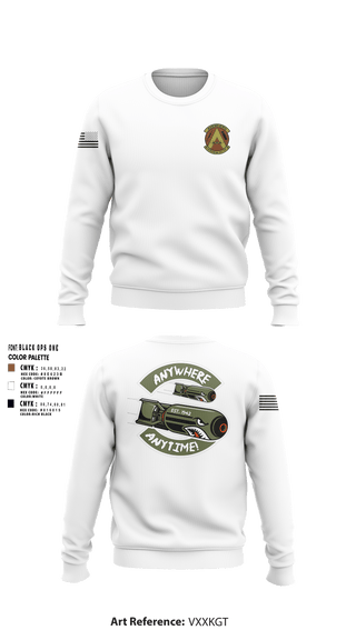 Crew Neck Sweatshirt, 340th Flying Training Group, Air Force, Teamtime, Team time, sublimation, custom sports apparel, team uniforms, spirit wear, spiritwear, sports uniforms, custom shirts, team store, custom team store, fundraiser sports, apparel fundraiser