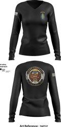 ECHO 20th SFG 77896328 Women's Long Sleeve V-neck Shirt - 1