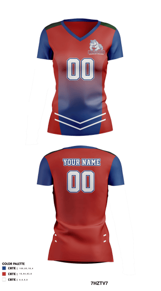 Women's Short Sleeve Vneck Shirt, Tougaloo College Volleyball, Women's Volleyball, Teamtime, Team time, sublimation, custom sports apparel, team uniforms, spirit wear, spiritwear, sports uniforms, custom shirts, team store, custom team store, fundraiser sports, apparel fundraiser