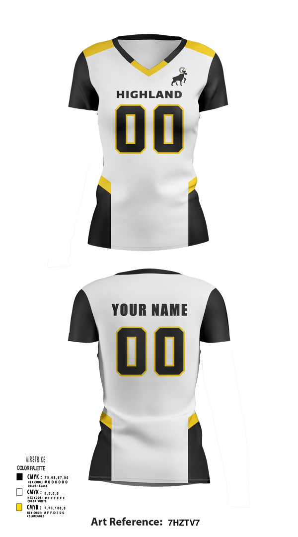 Women's Short Sleeve Vneck Shirt, Highland High School Volleyball, Women's Volleyball, Teamtime, Team time, sublimation, custom sports apparel, team uniforms, spirit wear, spiritwear, sports uniforms, custom shirts, team store, custom team store, fundraiser sports, apparel fundraiser