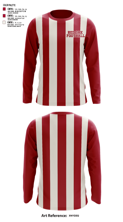 Red oak 67552814 Long Sleeve Performance Shirt - 1