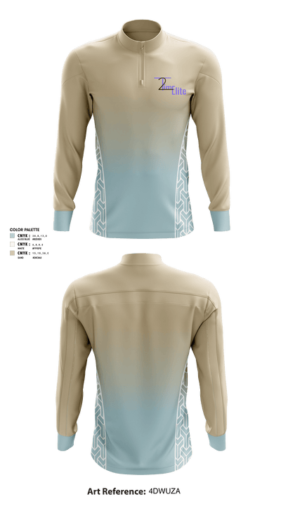 2time elite 1486397 Quarter Zip Jacket - 1