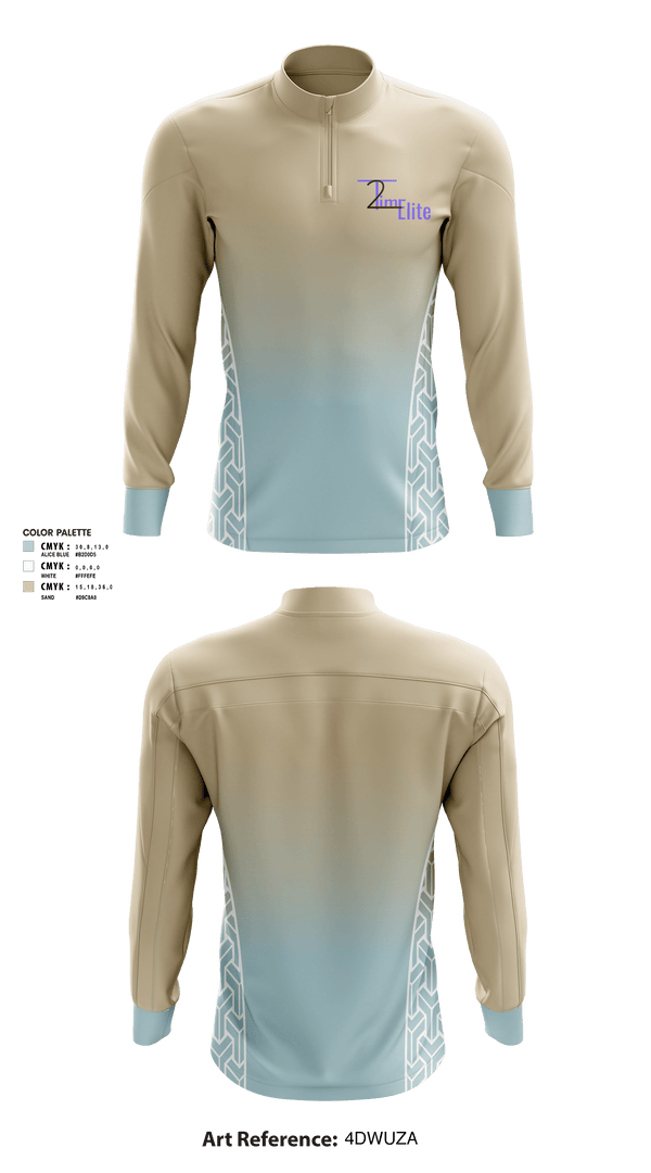 Quarter Zip Jacket, 2time elite, Women's Basketball, Teamtime, Team time, sublimation, custom sports apparel, team uniforms, spirit wear, spiritwear, sports uniforms, custom shirts, team store, custom team store, fundraiser sports, apparel fundraiser