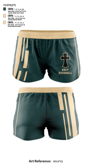 Women's Shorts, grey, Baseball, Teamtime, Team time, sublimation, custom sports apparel, team uniforms, spirit wear, spiritwear, sports uniforms, custom shirts, team store, custom team store, fundraiser sports, apparel fundraiser