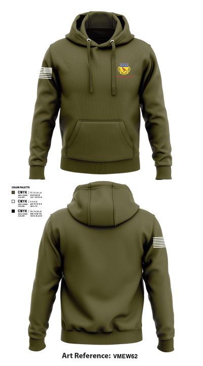 Alpha BTRY 2/138th FA 84014015 Hoodie - 103