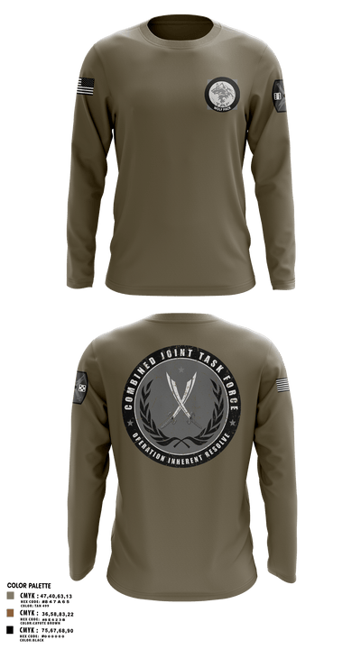 65th FAB 31193248 Long Sleeve Performance Polo - 4