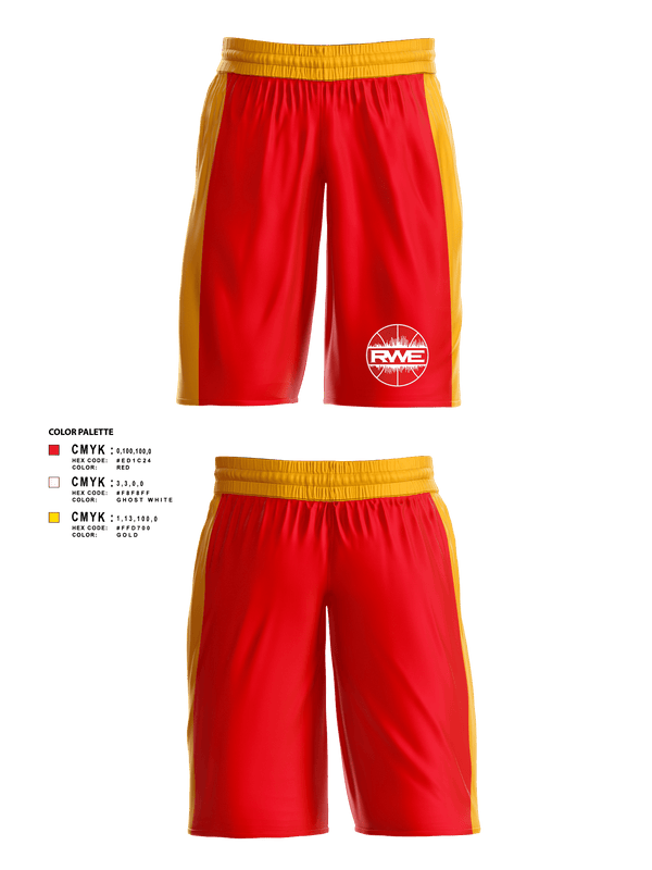 Womens Basketball Shorts, RWE, Women's Basketball, Teamtime, Team time, sublimation, custom sports apparel, team uniforms, spirit wear, spiritwear, sports uniforms, custom shirts, team store, custom team store, fundraiser sports, apparel fundraiser