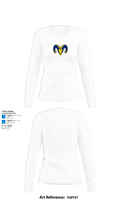Cuba High School Volleyball 47808550 Women's Long Sleeve V-neck Shirt - 15