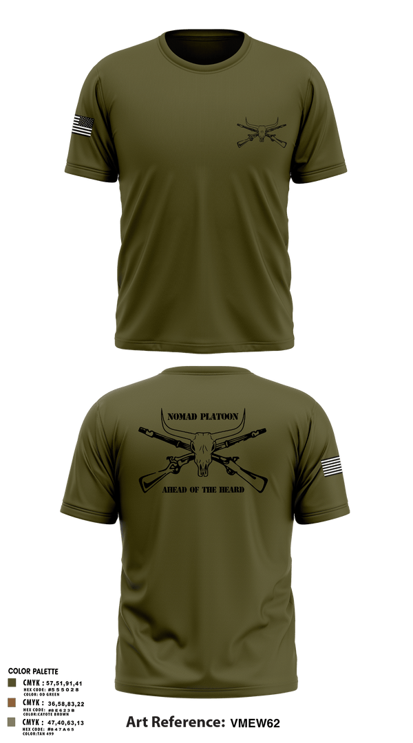 Old School Cotton Feel Shirt, Nomad Platoon, , Teamtime, Team time, sublimation, custom sports apparel, team uniforms, spirit wear, spiritwear, sports uniforms, custom shirts, team store, custom team store, fundraiser sports, apparel fundraiser